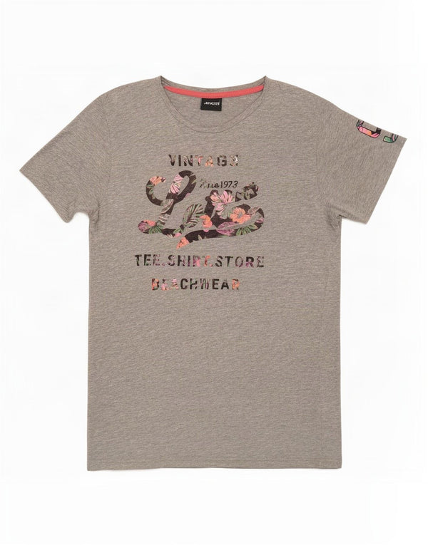 Tricou grafic Lotto pentru femei Top UK 14 Medium Gri Bumbac