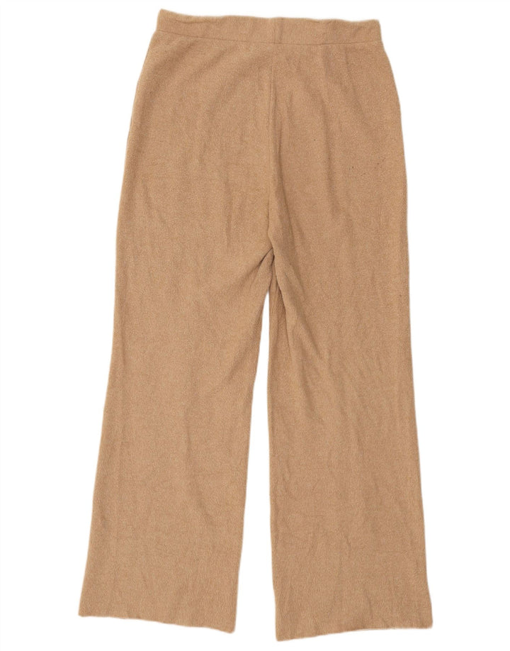 Pantaloni de trening Zara pentru femei UK 12 Medium Bej Poliester
