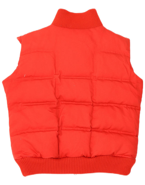 Gilet căptușit pentru femei Nike UK 10/12, bumbac roșu mediu