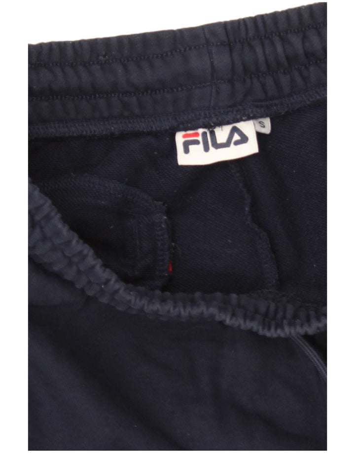 Pantaloni de trening cu grafică Fila pentru bărbați Joggeri mici, bleumarin