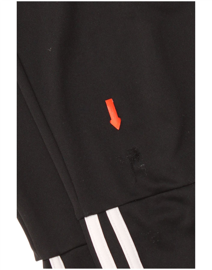 Pantaloni de trening Adidas pentru bărbați, poliester mediu negru