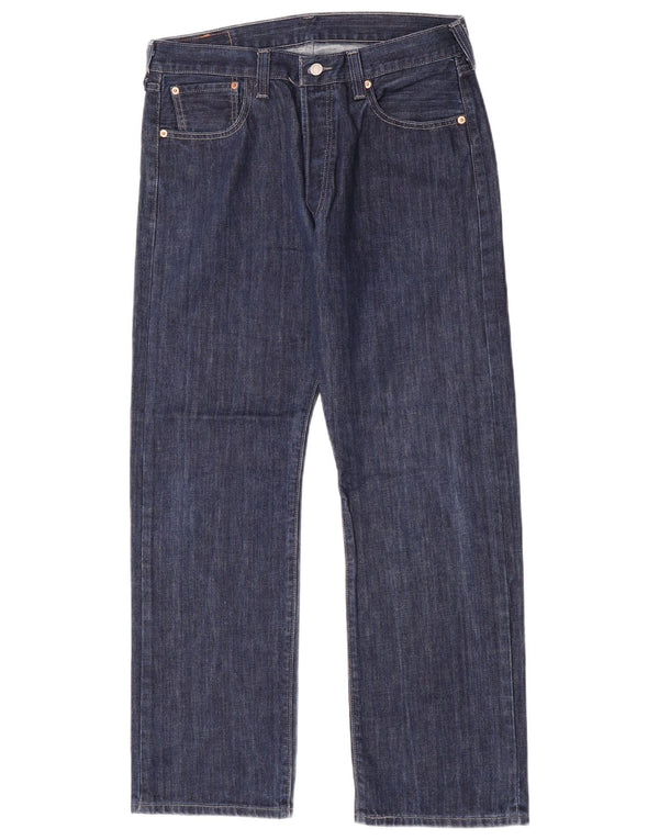 Blugi drepti pentru bărbați Levi's 501 W36 L30 bumbac bleumarin