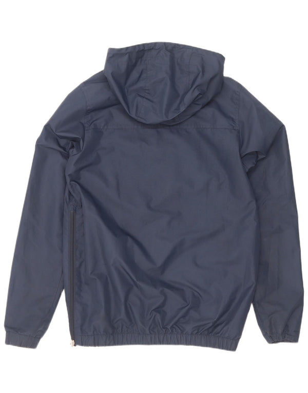 Jachetă Anorak cu glugă grafică pentru bărbați Ellesse UK 34 XS Poliester bleumarin