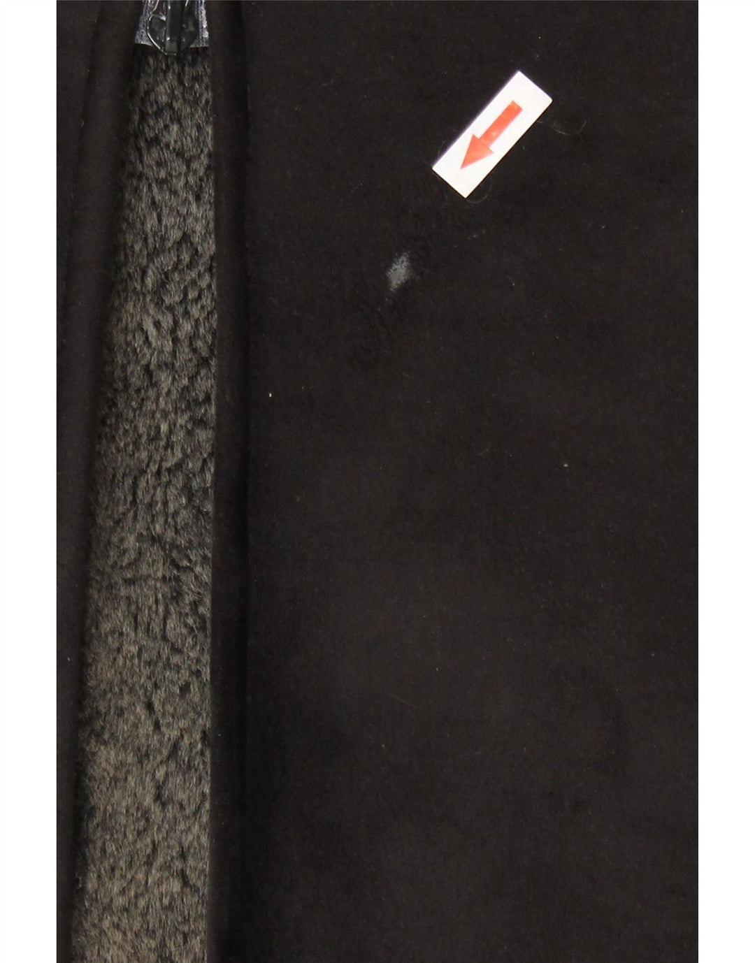 Pardesiu Sherpa Vintage pentru femei IT 40 Small Black