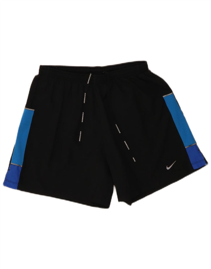 Pantaloni scurți sport Nike Dri Fit pentru bărbați, negru mediu, poliester color