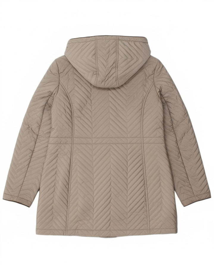 Pardesiu matlasat Dkny pentru femei UK 16, mare, gri