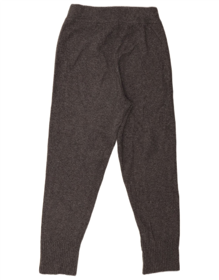 Pantaloni de trening pentru femei Zara Joggeri UK 10 Poliester gri mic