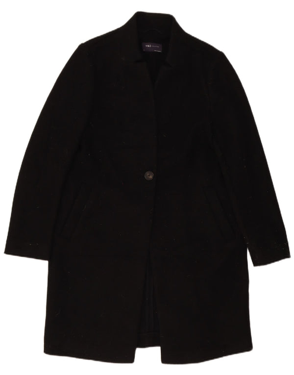 Palton pentru femei Marks & Spencer UK 10 Poliester negru mic