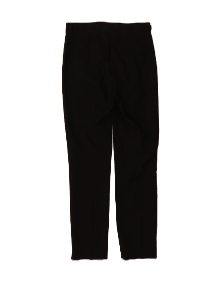 ZARA Womens Slim Chino Trousers Small Black Cotton Vintage Zara and Second-Hand Zara from Messina Hembry 