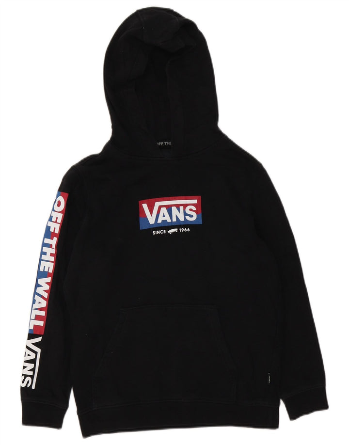 Pulover Vans pentru băieți, cu capota, 8-9 ani, mic, negru