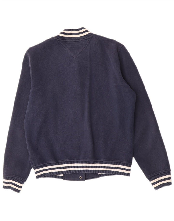 Jachetă Varsity oversized pentru femei Tommy Hilfiger UK 10 Small Bleumarin