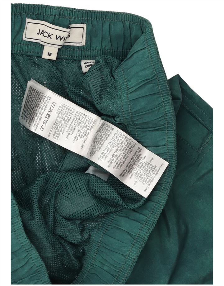 Pantaloni scurți de înot Jack Wills pentru bărbați, verde mediu, poliester Tie Dye