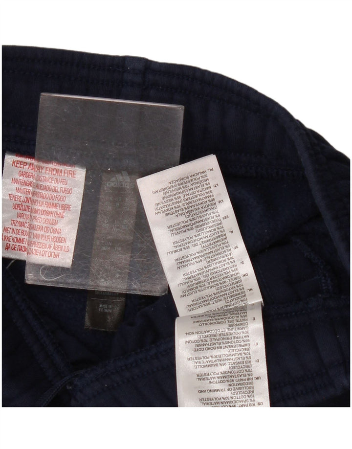 Pantaloni de trening ADIDAS pentru baieti Joggeri 11-12 ani Bumbac bleumarin