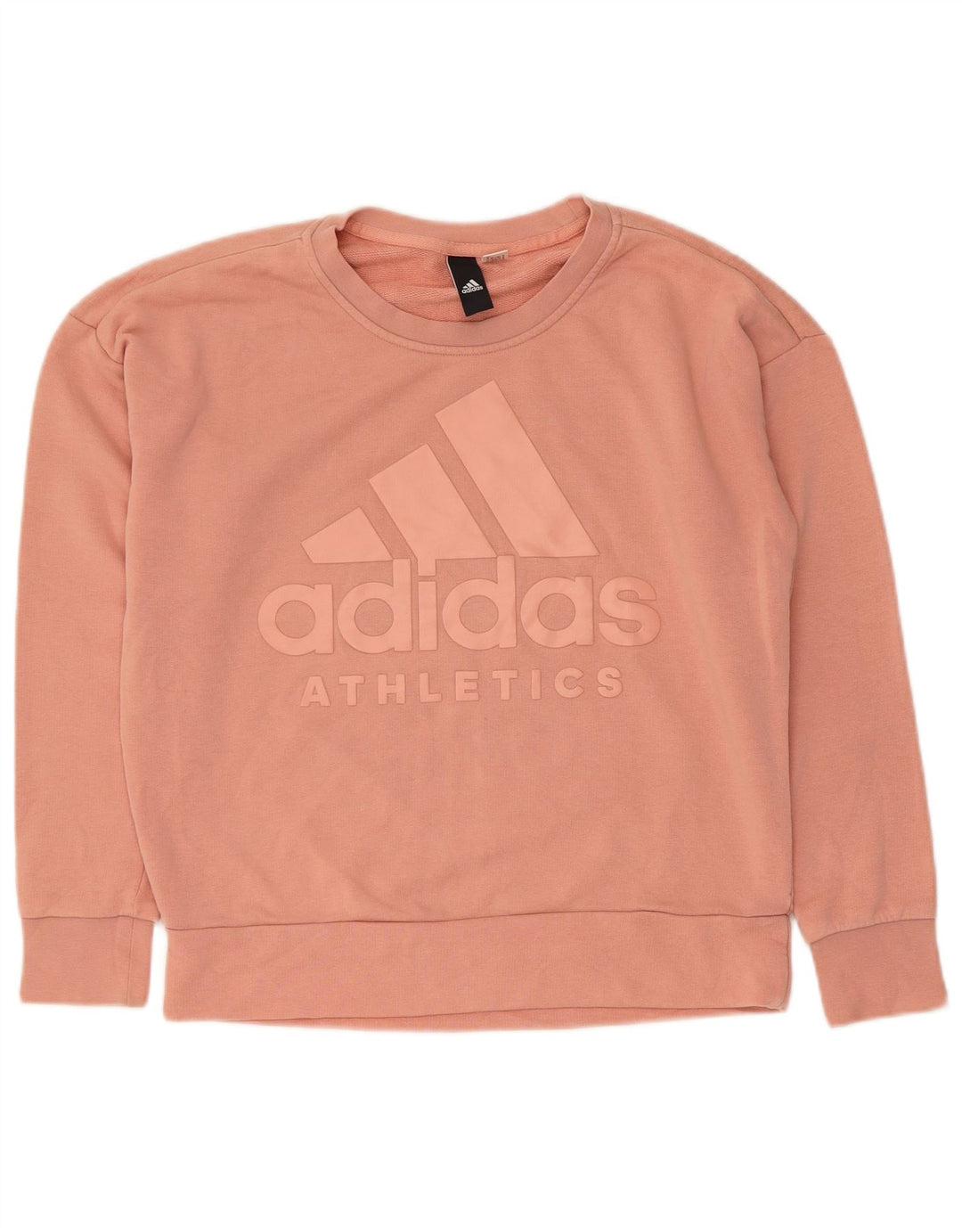 Pulover ADIDAS cu grafic pentru femei UK 14 Roz mediu
