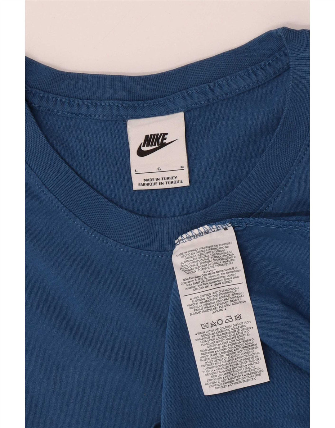 Tricou pentru bărbați Nike Top mare, albastru, bumbac