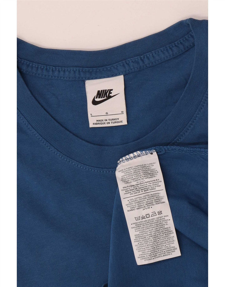 Tricou pentru bărbați Nike Top mare, albastru, bumbac
