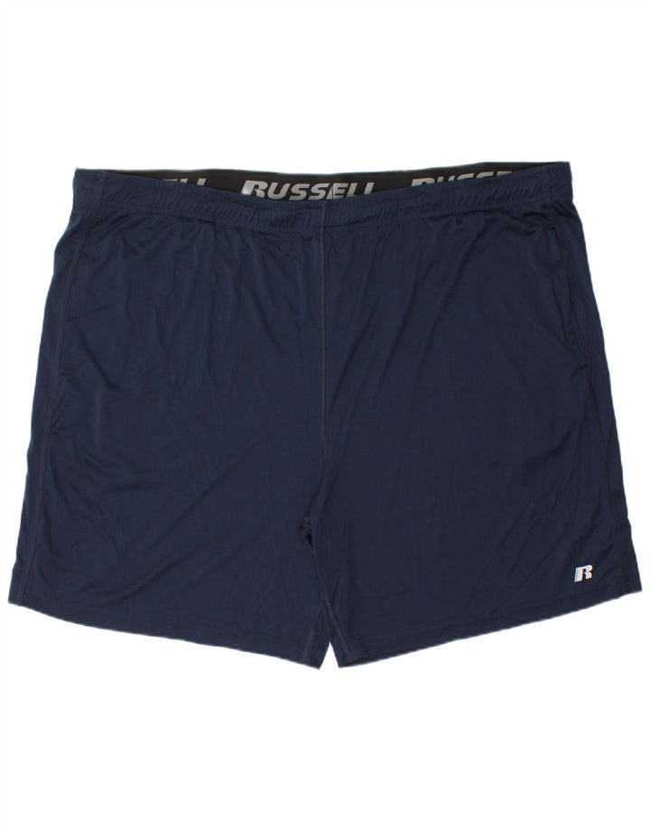 Pantaloni scurți sport Dri-Power pentru bărbați RUSSELL ATHLETIC 2XL poliester bleumarin