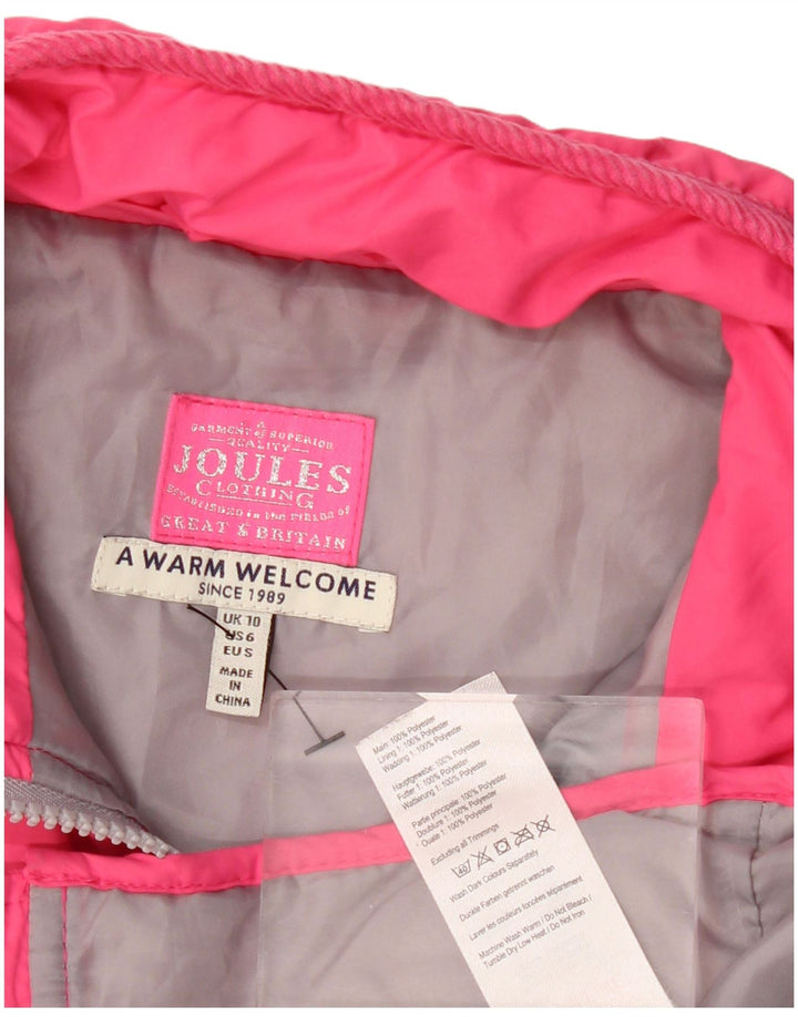 Gilet matlasat pentru femei JOULES UK 10, poliester roz mic