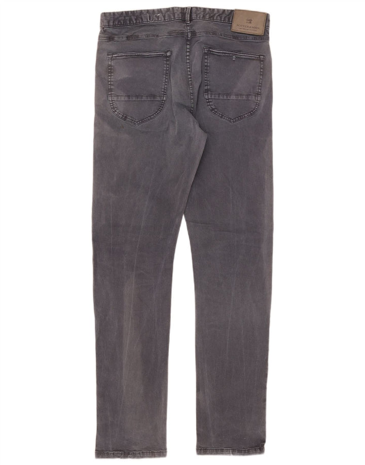 Blugi slim pentru bărbați Scotch & Soda W32 L32 bumbac gri