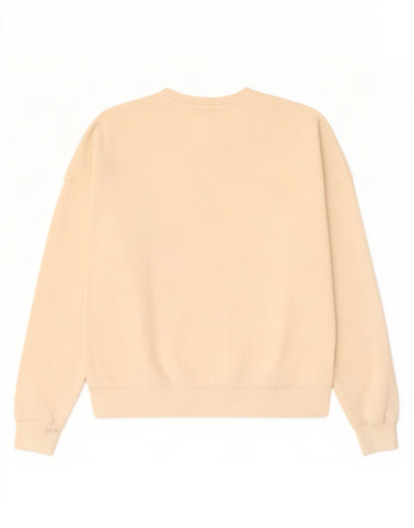 Pulover supradimensionat cu grafic Superdry pentru femei UK 8 Small Off White