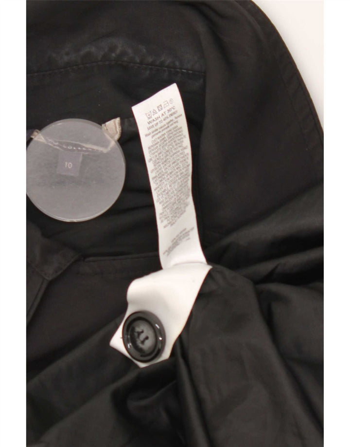 Trench pentru femei Marks & Spencer UK 10 Poliester negru mic