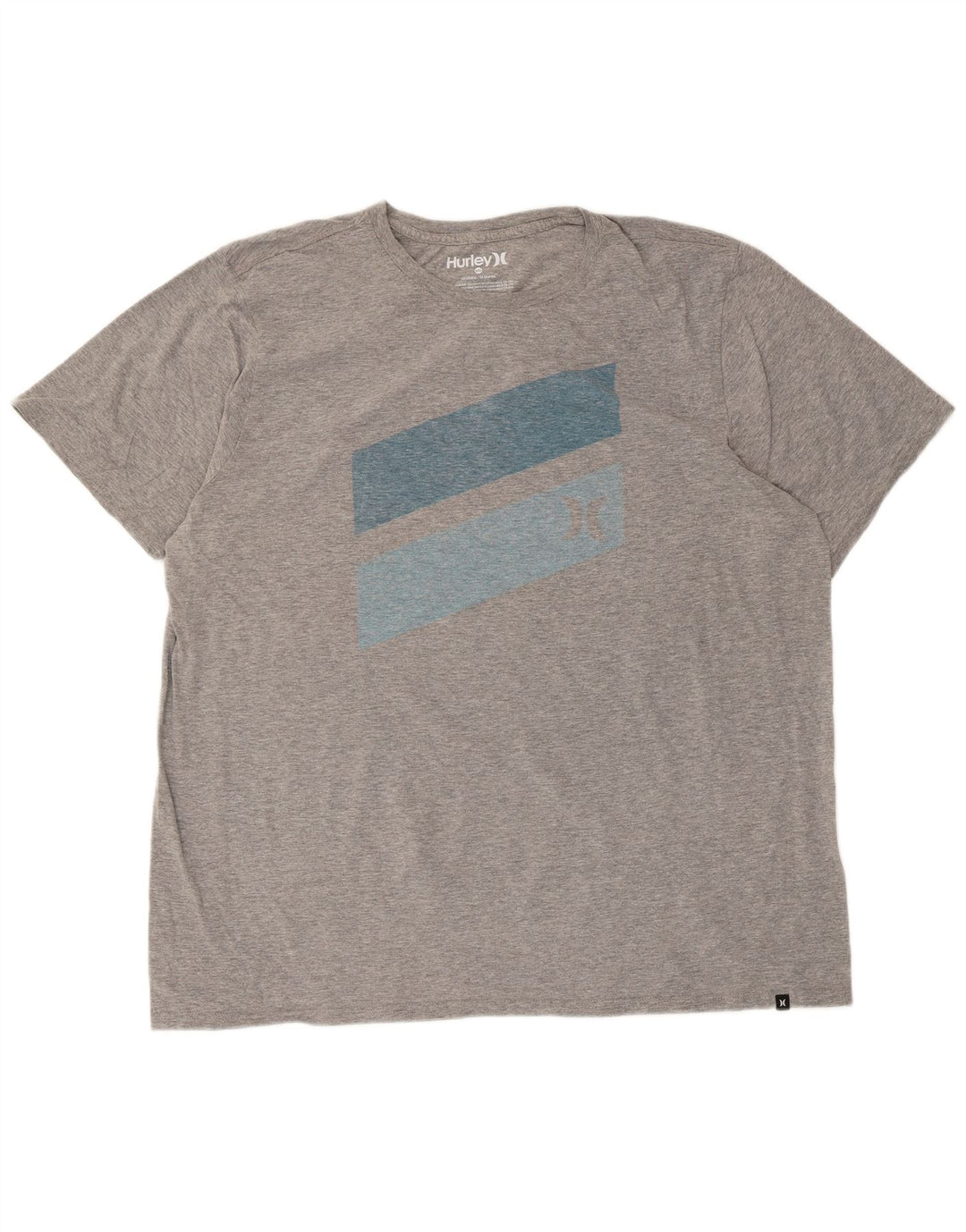 Tricou grafic pentru bărbați Hurley Top 2XL bumbac gri