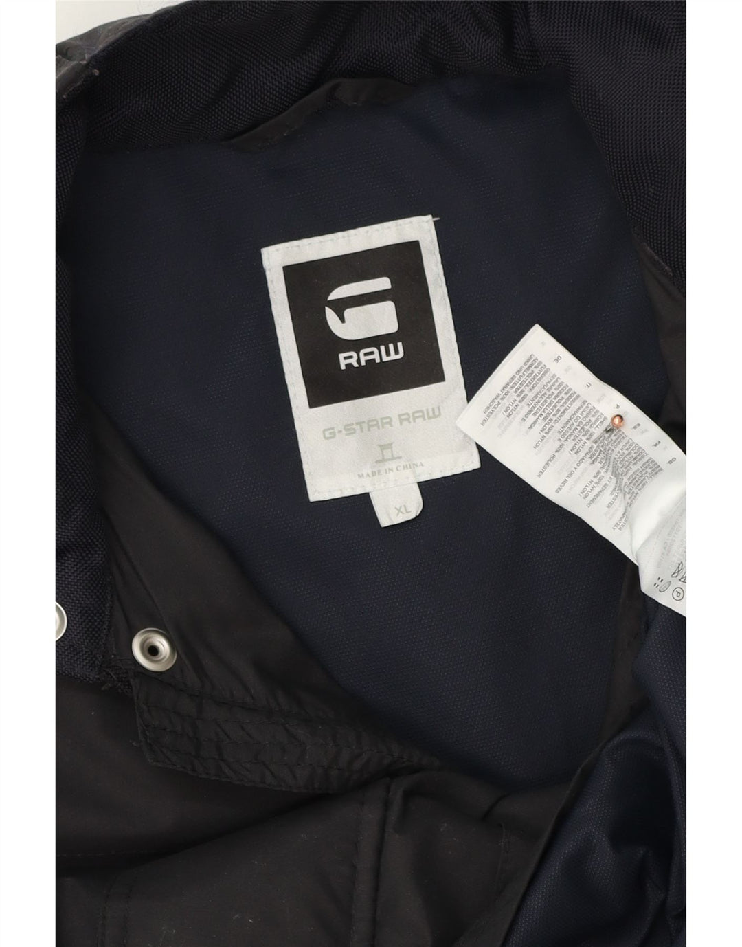 Jachetă G-Star pentru bărbați, UK 42 XL, nailon negru