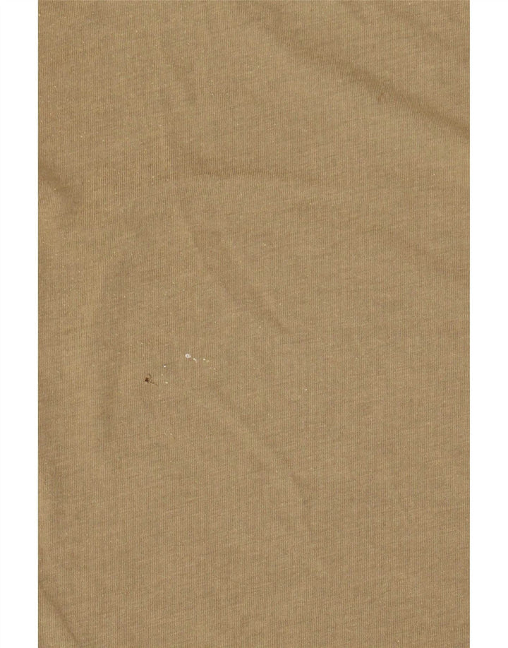 Tricou pentru bărbați Adidas Top Mediu Kaki Bumbac