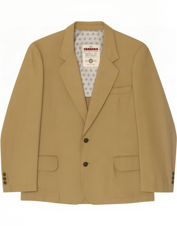 Sacou blazer pentru bărbați Carrera cu 2 nasturi UK 38 Medium Bej Viscoză