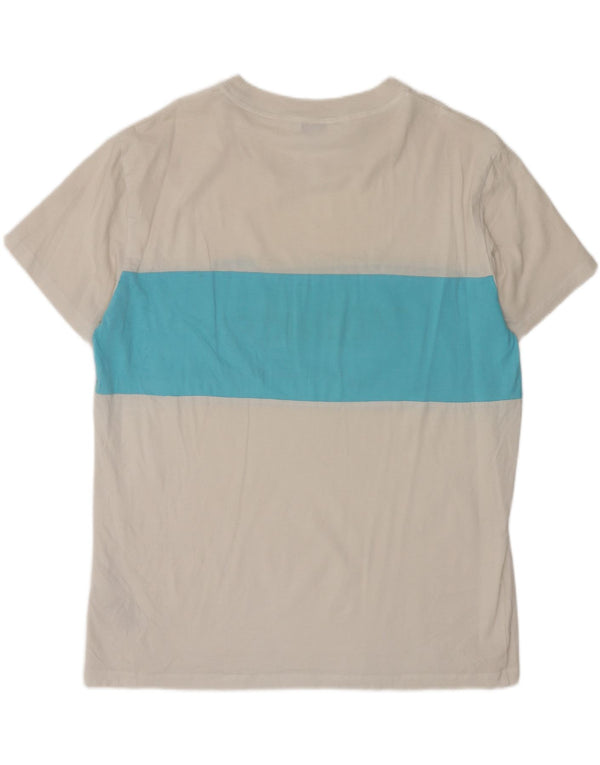 Tricou grafic Calvin Klein pentru femei Top UK 16 Large White Colorblock