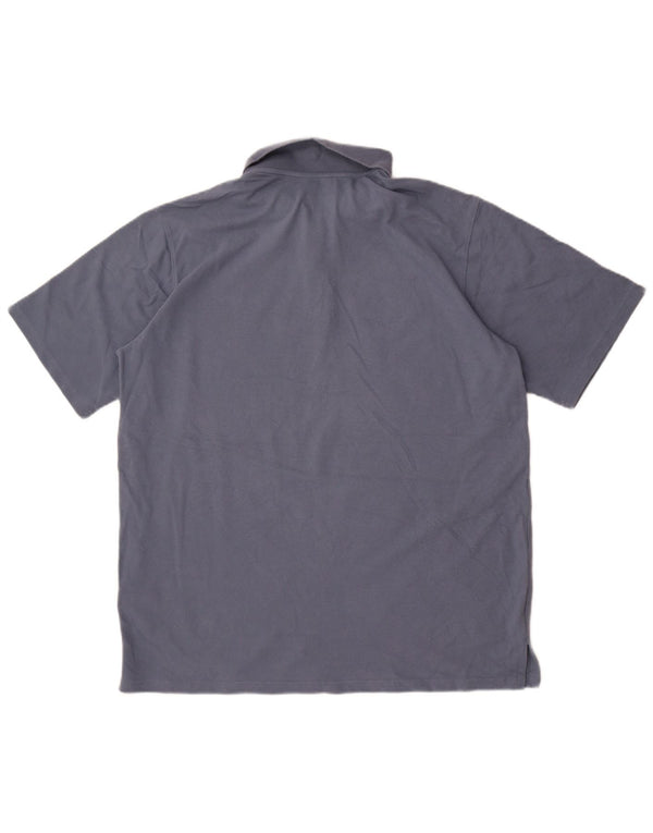 Tricou polo Columbia Omni-Wick pentru bărbați, mare, albastru, bumbac