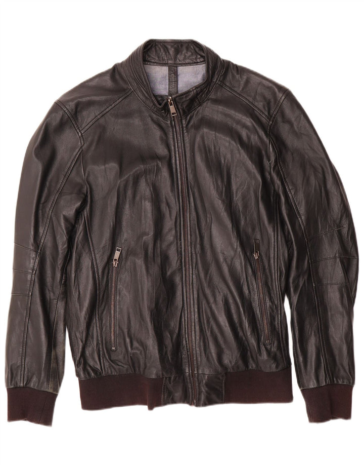 Jachetă din piele bărbătească CONBIPEL IT 52, mare, neagră