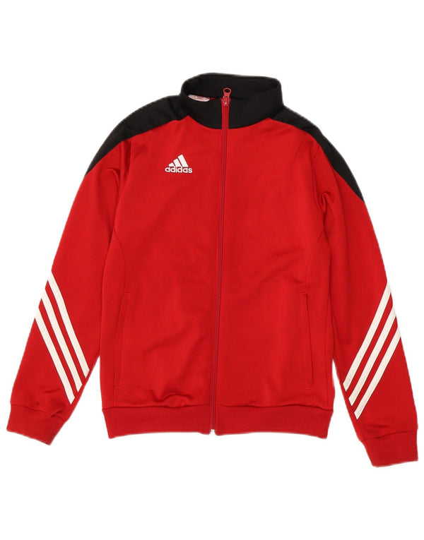 Jachetă de trening pentru băieți Adidas 9-10 ani, roșu mediu, sport