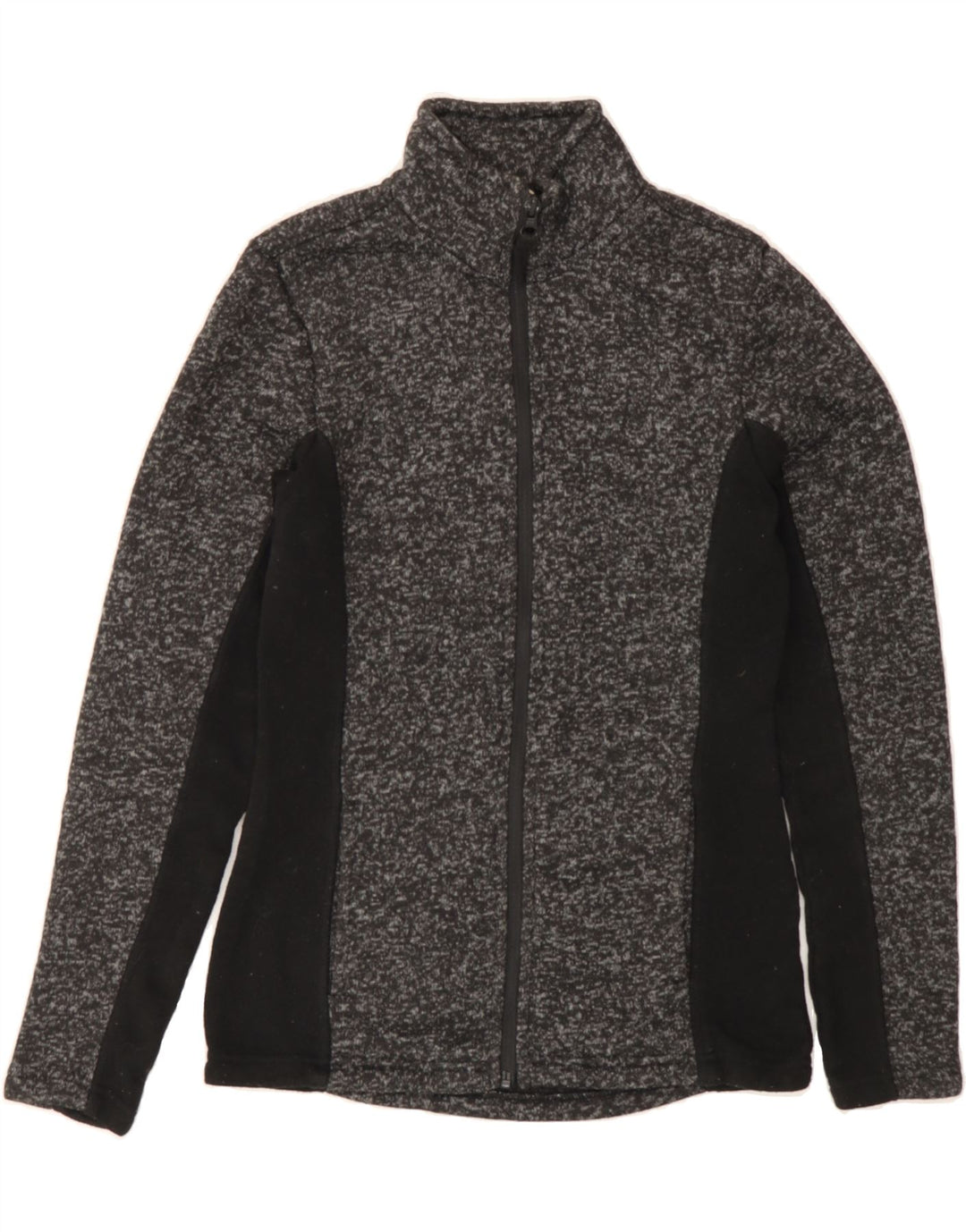 MOUNTAIN WAREHOUSE Womens Tracksuit Top Jacket UK 10 Small Black Flecked Vintage Mountain Warehouse and Second-Hand Mountain Warehouse from Messina Hembry 