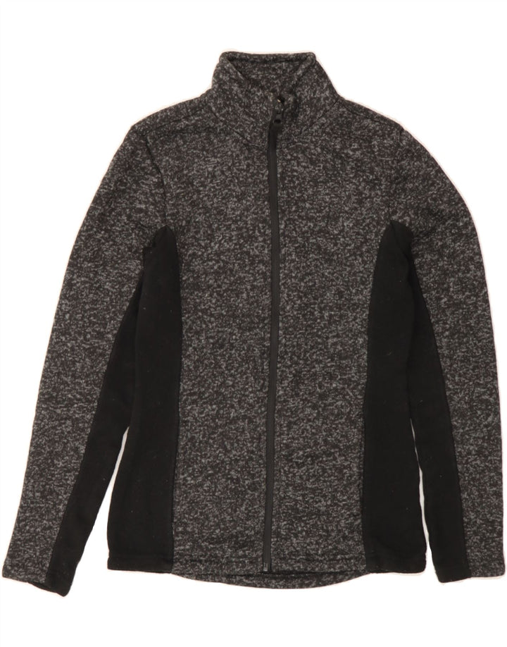 MOUNTAIN WAREHOUSE Womens Tracksuit Top Jacket UK 10 Small Black Flecked Vintage Mountain Warehouse and Second-Hand Mountain Warehouse from Messina Hembry 