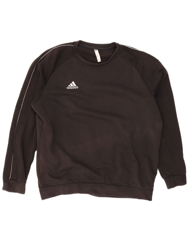 Hanorac pentru bărbați ADIDAS Jumper XL bumbac negru