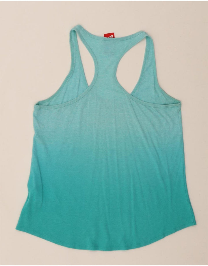 Vestă pentru femei Nike UK 14 mare, bumbac color-bloc turcoaz