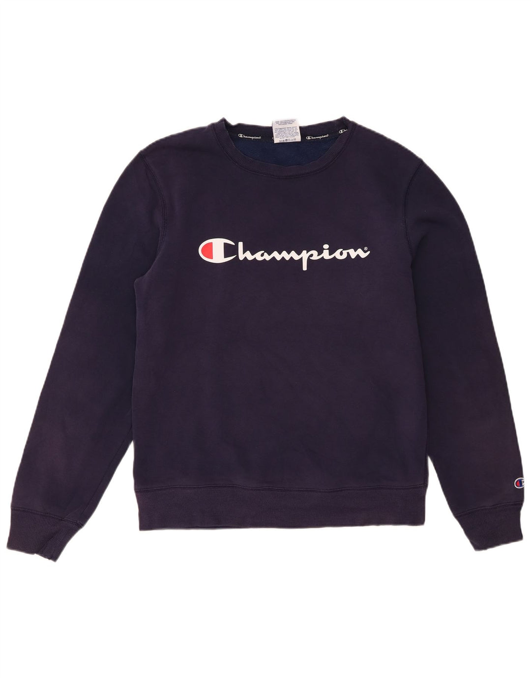 Chanorac grafic pentru bărbați Champion Pulover mic din bumbac bleumarin