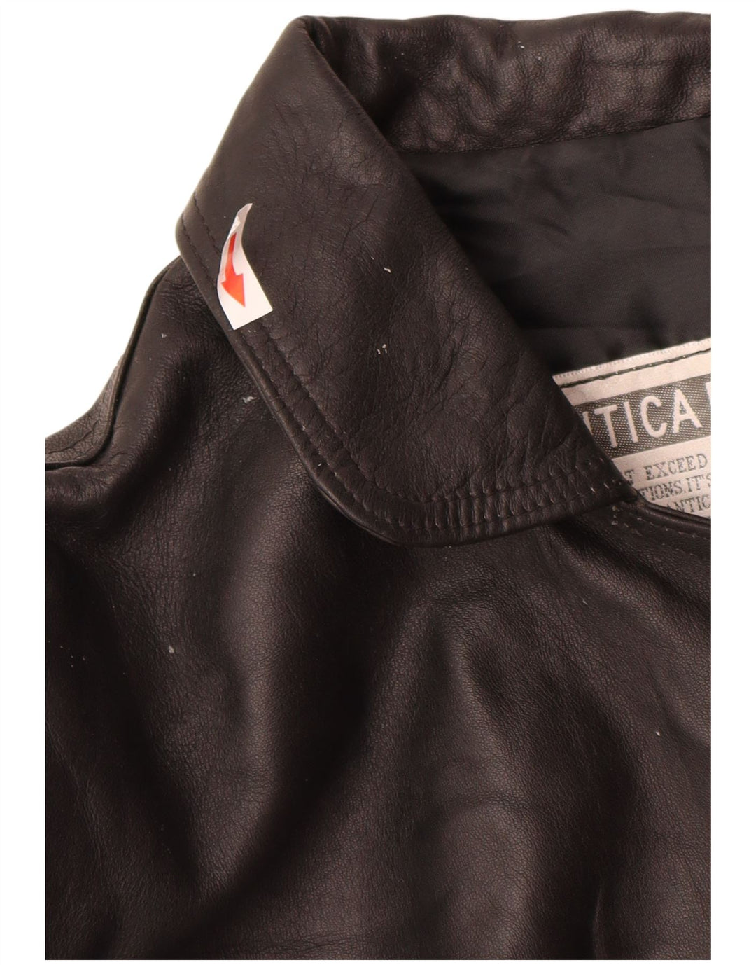 Jachetă de piele pentru femei Antica Pelleria UK 14 Medium Black Leather