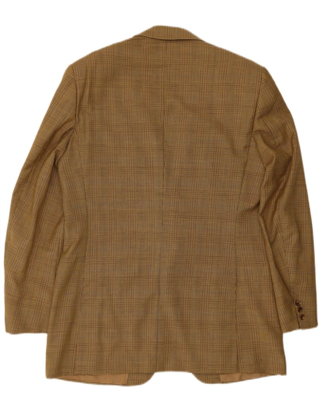 Blazer Gieves & Hawkes pentru bărbați, cu 2 nasturi, UK 42 XL, lână maro cu picioare de găină