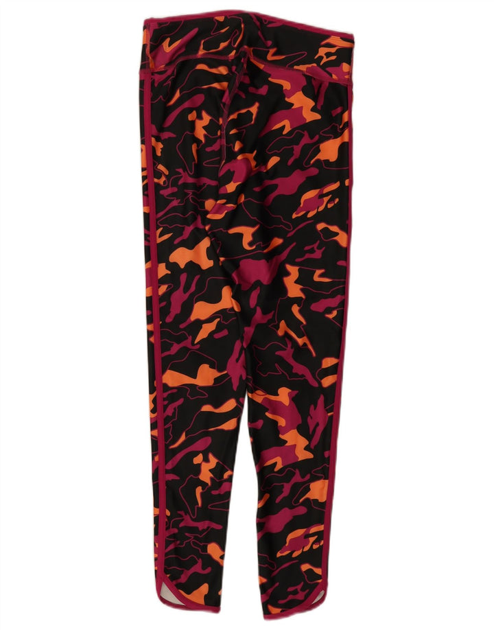 Leggings pentru femei Puma UK 8 Small Black Camouflage Poliester