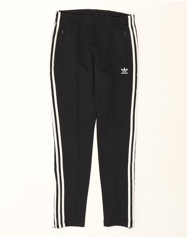 Pantaloni de trening Adidas pentru femei UK 12 Poliester mediu negru