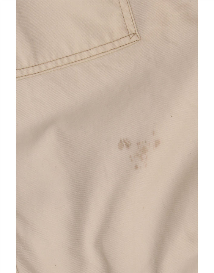 Pantaloni scurti cargo vintage pentru bărbați W38 XL, bumbac alb