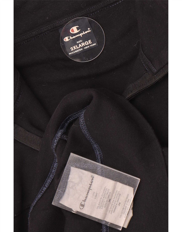 Jachetă pentru trening pentru bărbați Champion 2XL, bumbac negru