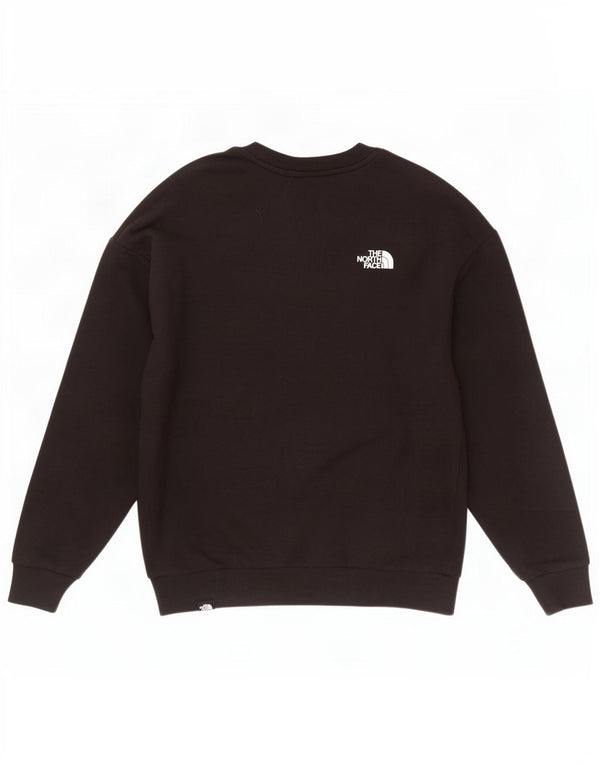 Pulover cu grafic pentru femei The North Face UK 14 Bumbac mediu negru