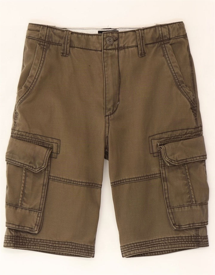 Short cargo pentru bărbați Fat Face Medium W32 Khaki Cotton