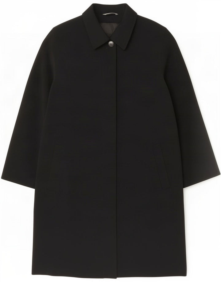 Palton pentru femei Marks & Spencer, cu ajustare standard, UK 16, mare, negru, poliester