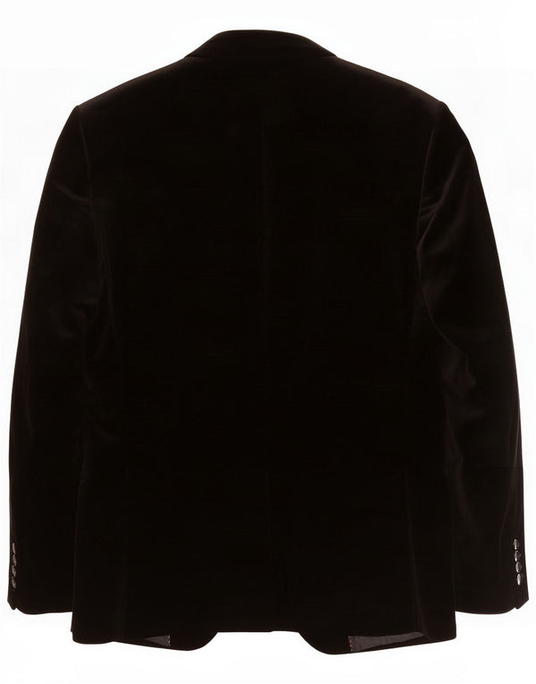 Marks & Spencer jachetă pentru bărbați din catifea cu 2 nasturi UK 44 XL bumbac negru