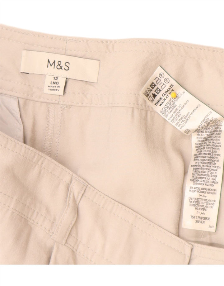 Marks & Spencer Joggeri pentru femei Pantaloni cargo UK 12 Medium W30 L32 Gri