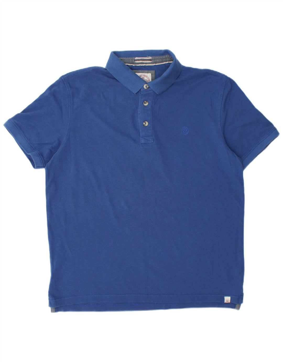 Tricou polo pentru bărbați Fat Face XL, bumbac albastru